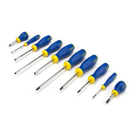 Estwing 10-Piece Phillips and Slotted Screwdriver Set 42451
